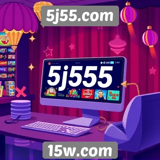 Experiência do usuário no site de jogos 5j55.com